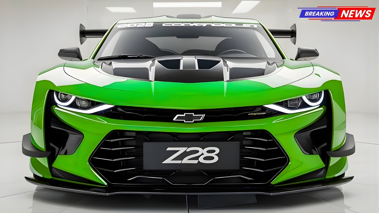 2026 Camaro Z28 Unveiled : Chevrolet’s 670HP V8 Muscle Monster With Aggressive New Design