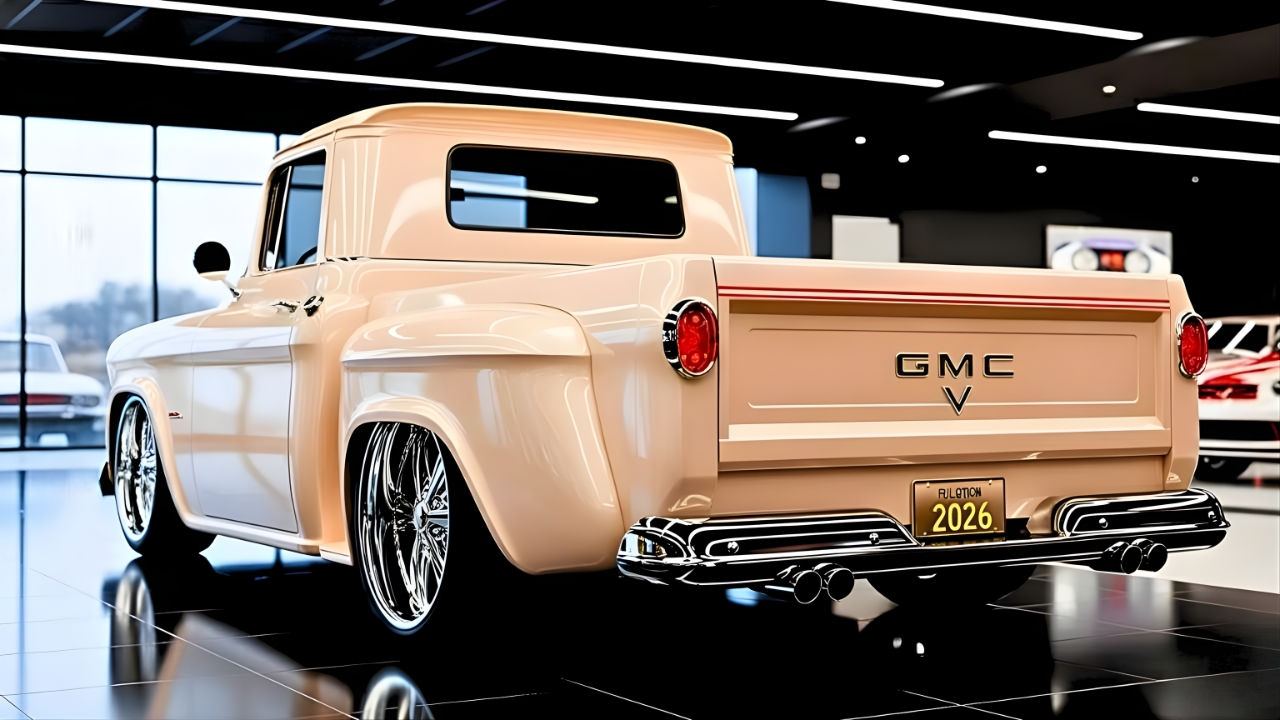 2026 GMC Vintage Pickup Unveiled : Classic American Truck Modern Power and Performance