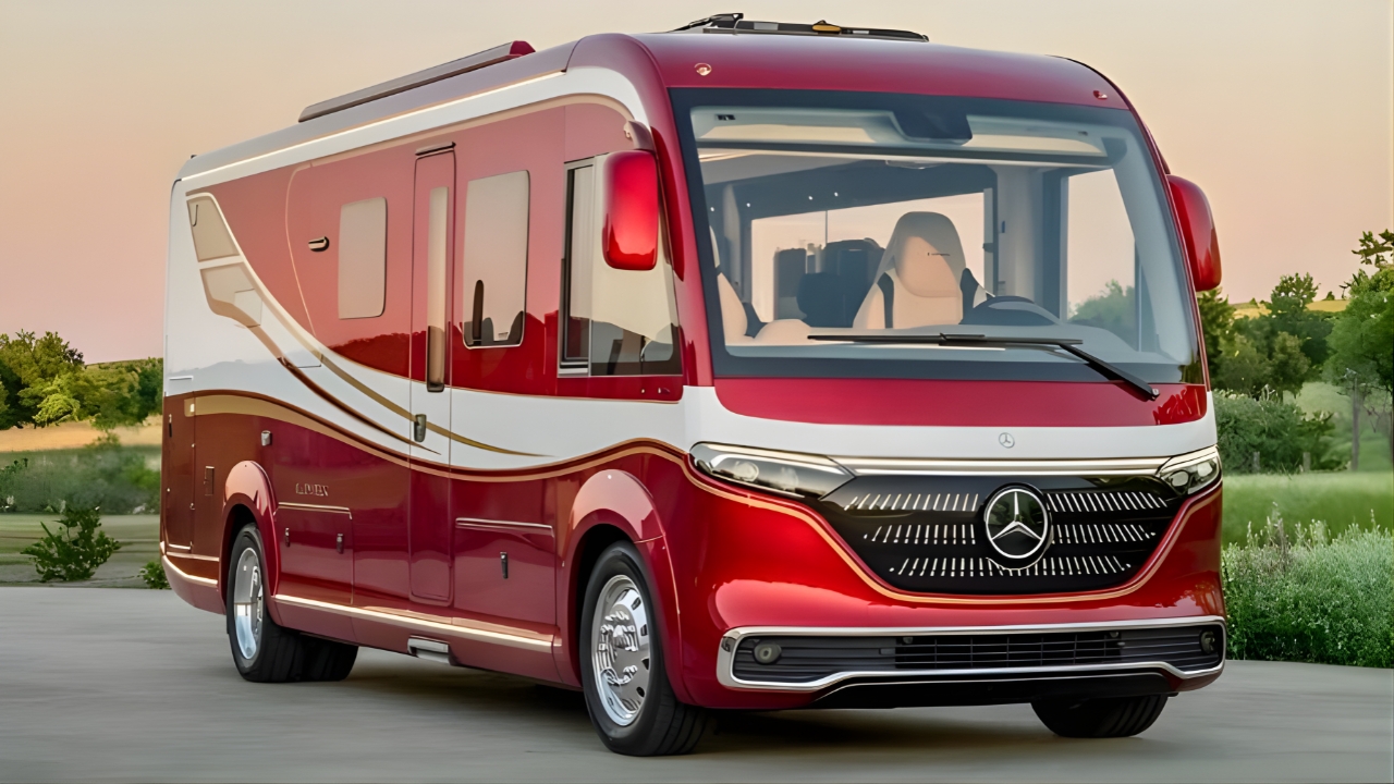 2026 Mercedes-Benz Motorhome Unveiled : Luxury Interiors, Smart Features & Premium Home on Wheels